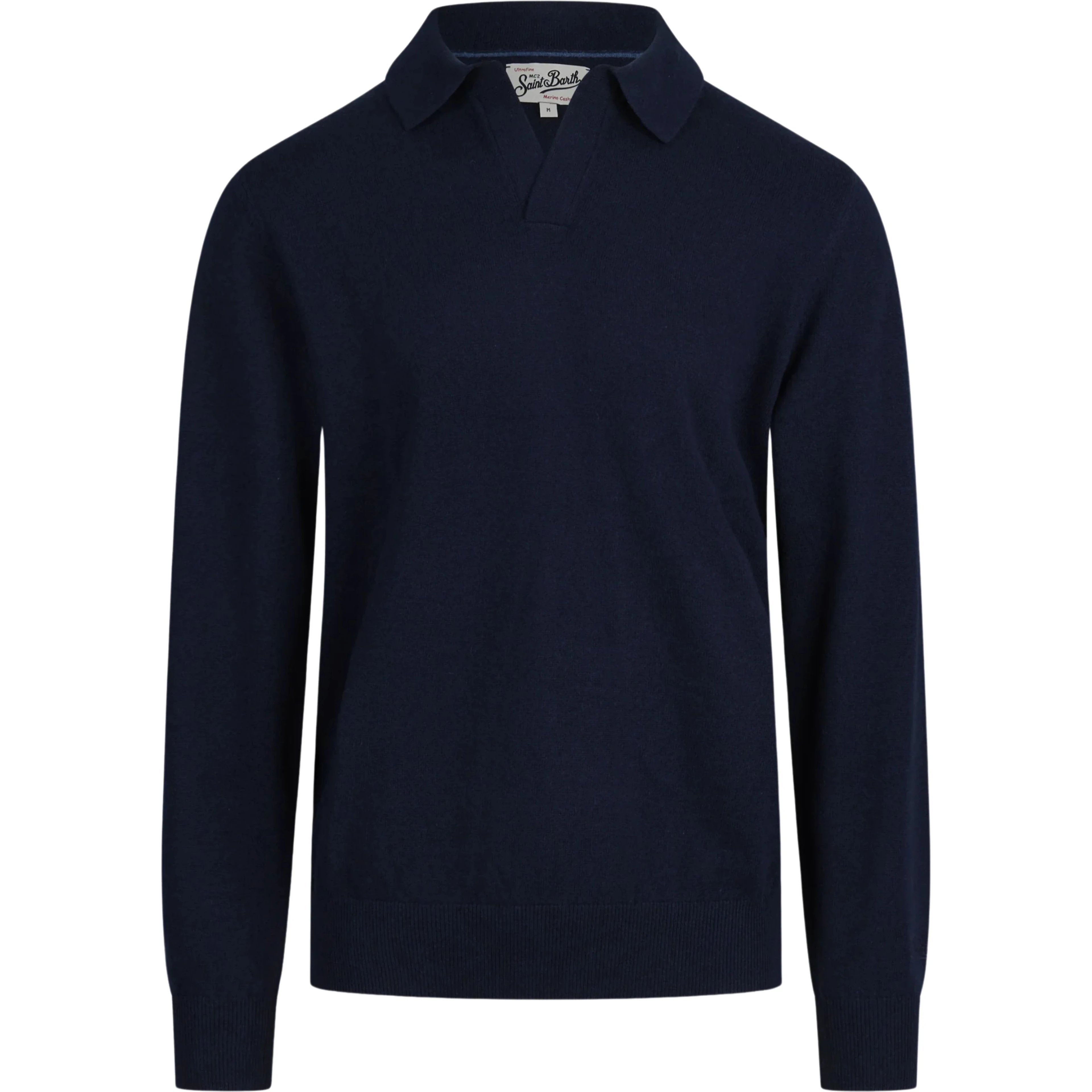 KNIT LONG SLEEVE POLO