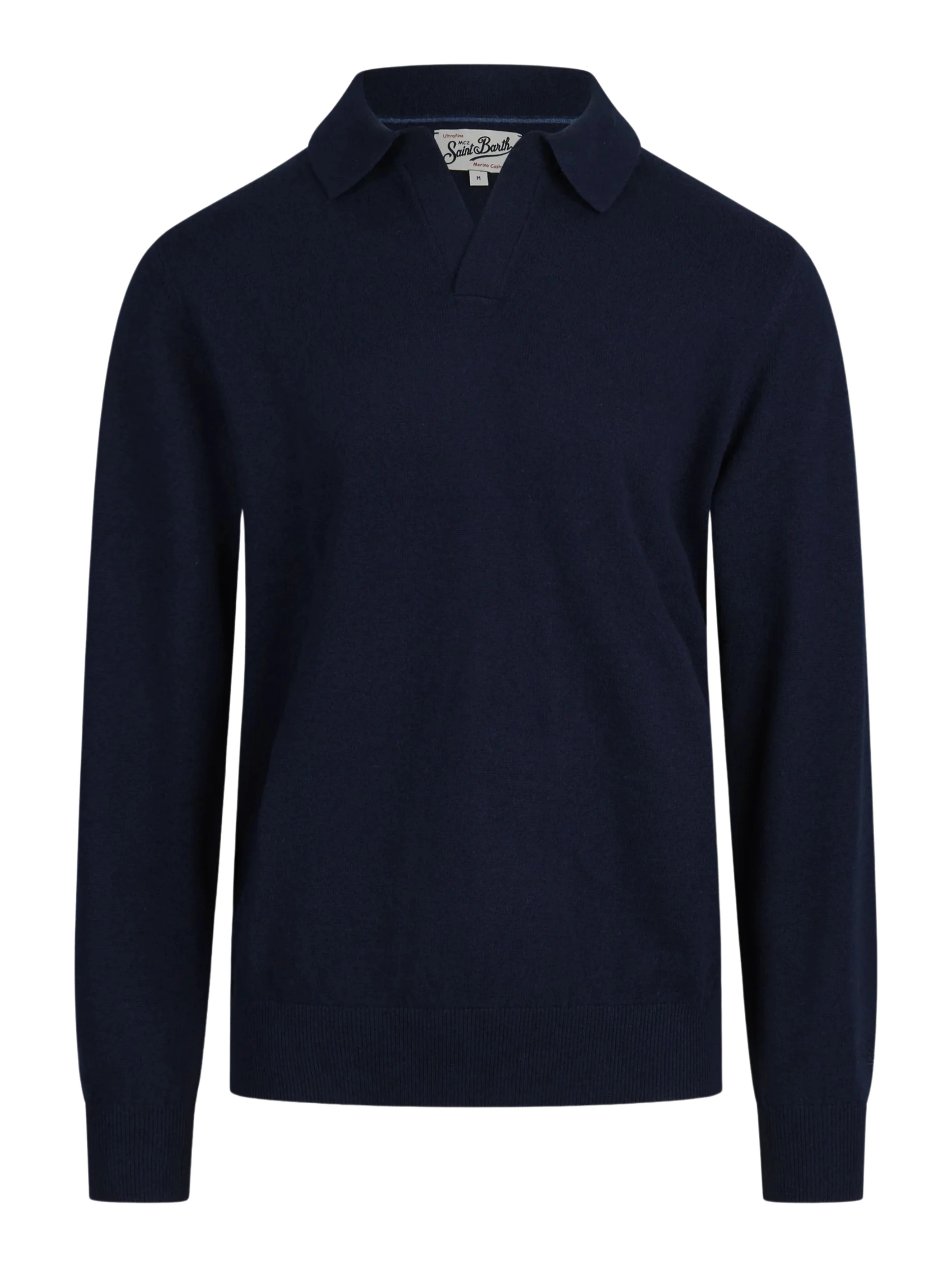 KNIT LONG SLEEVE POLO
