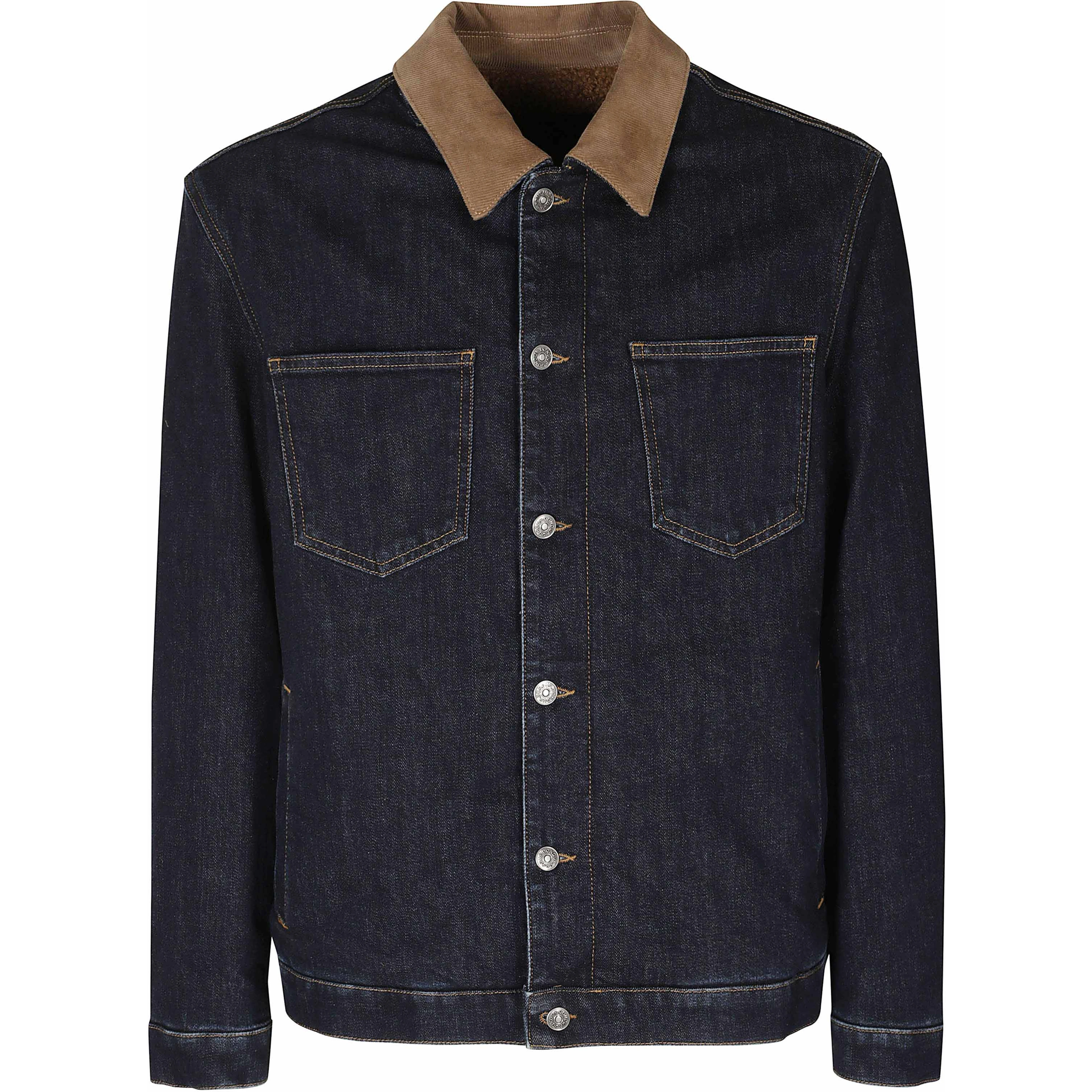 GIUBBOTTO DENIM COLLO VELLUTO