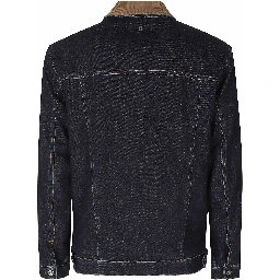 GIUBBOTTO DENIM COLLO VELLUTO