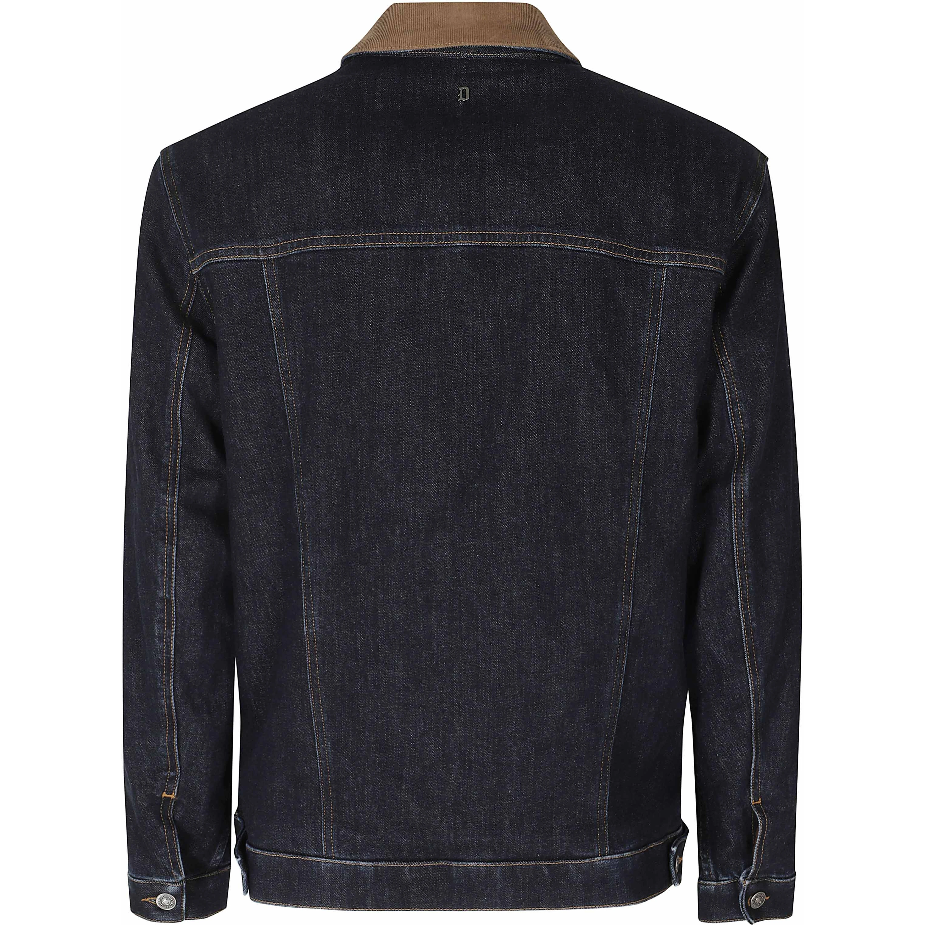 GIUBBOTTO DENIM COLLO VELLUTO
