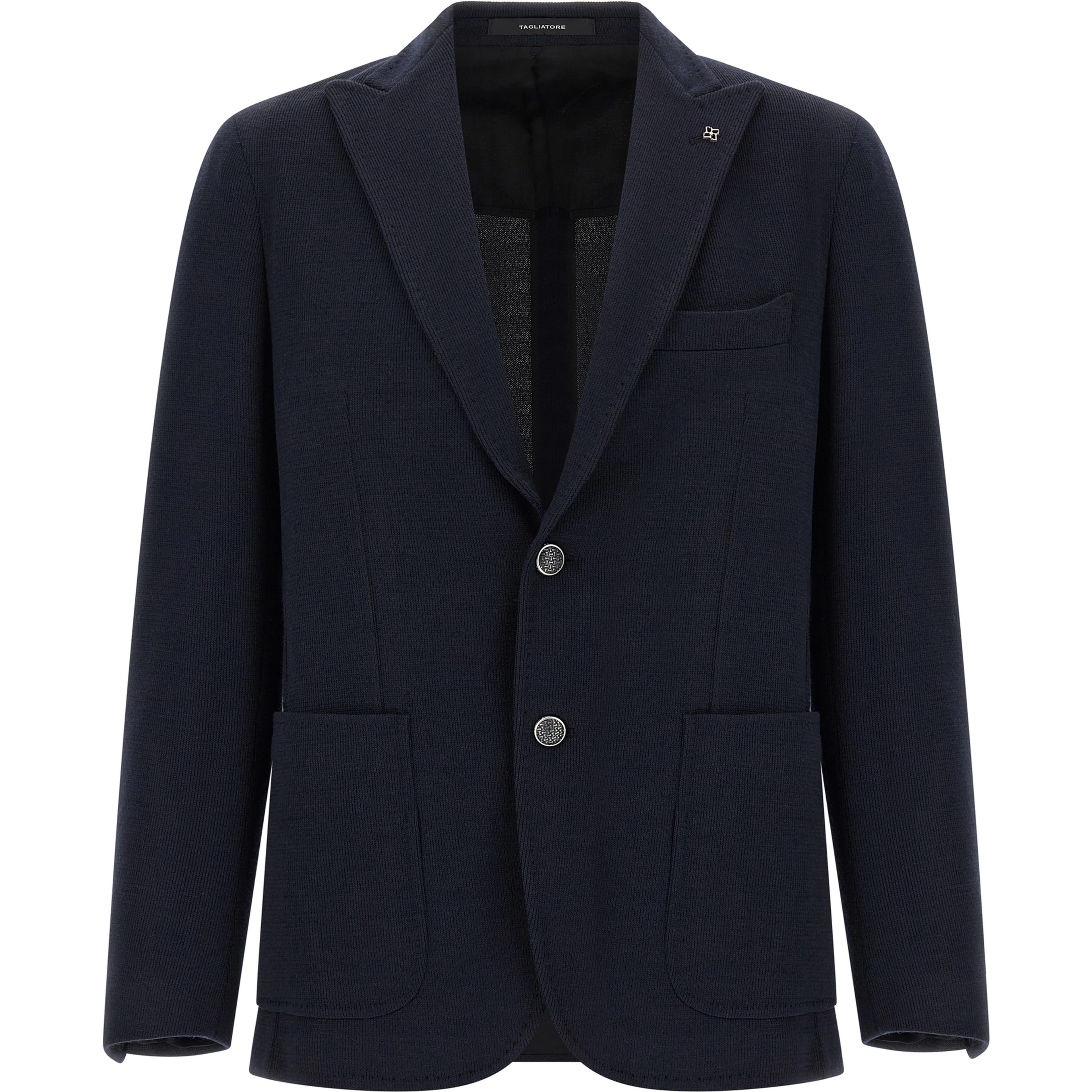 Blue Polyester Blazer