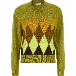 Bicolor Cashmere Cardigan
