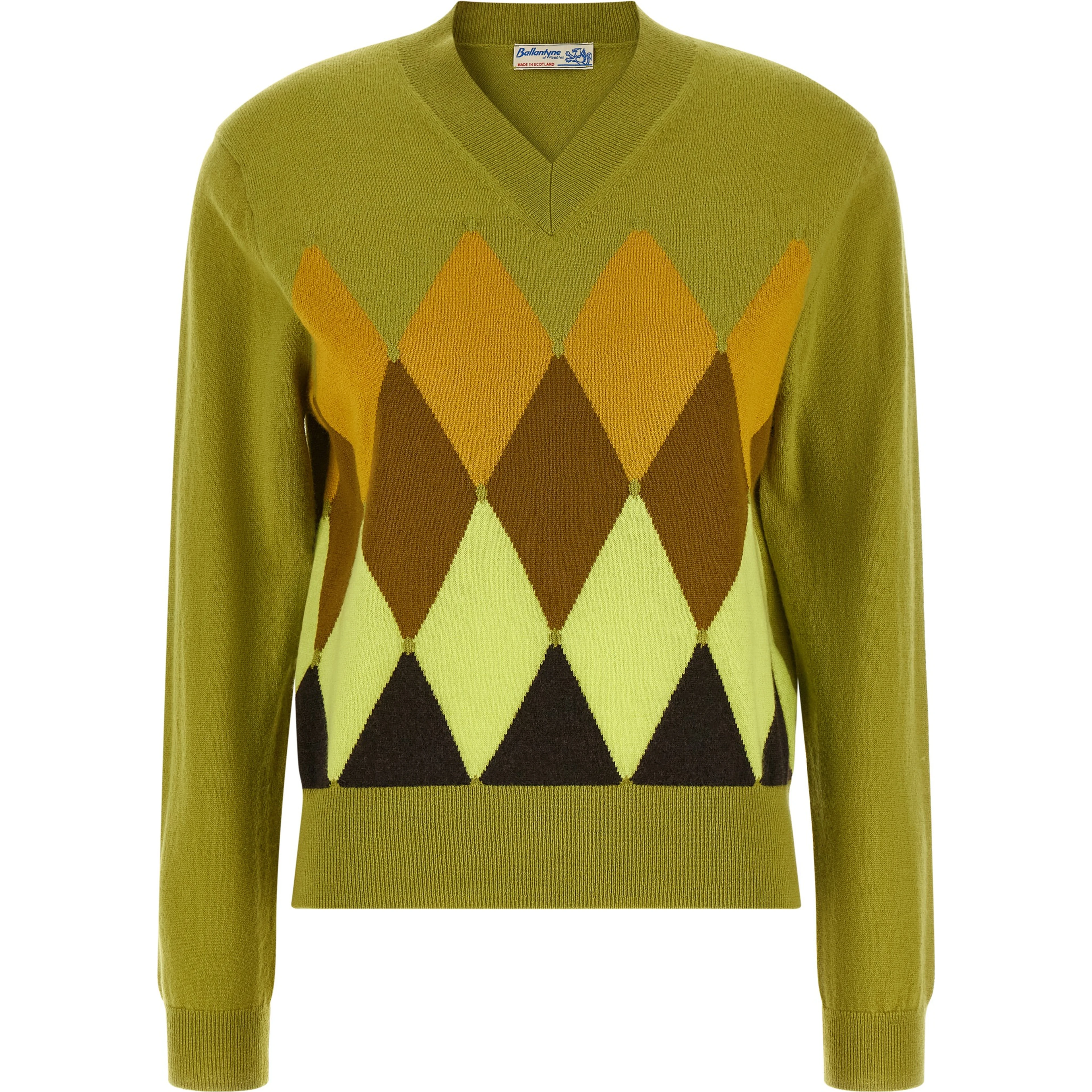 Bicolor Cashmere Cardigan