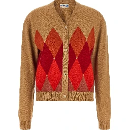Beige Cashmere Cardigan