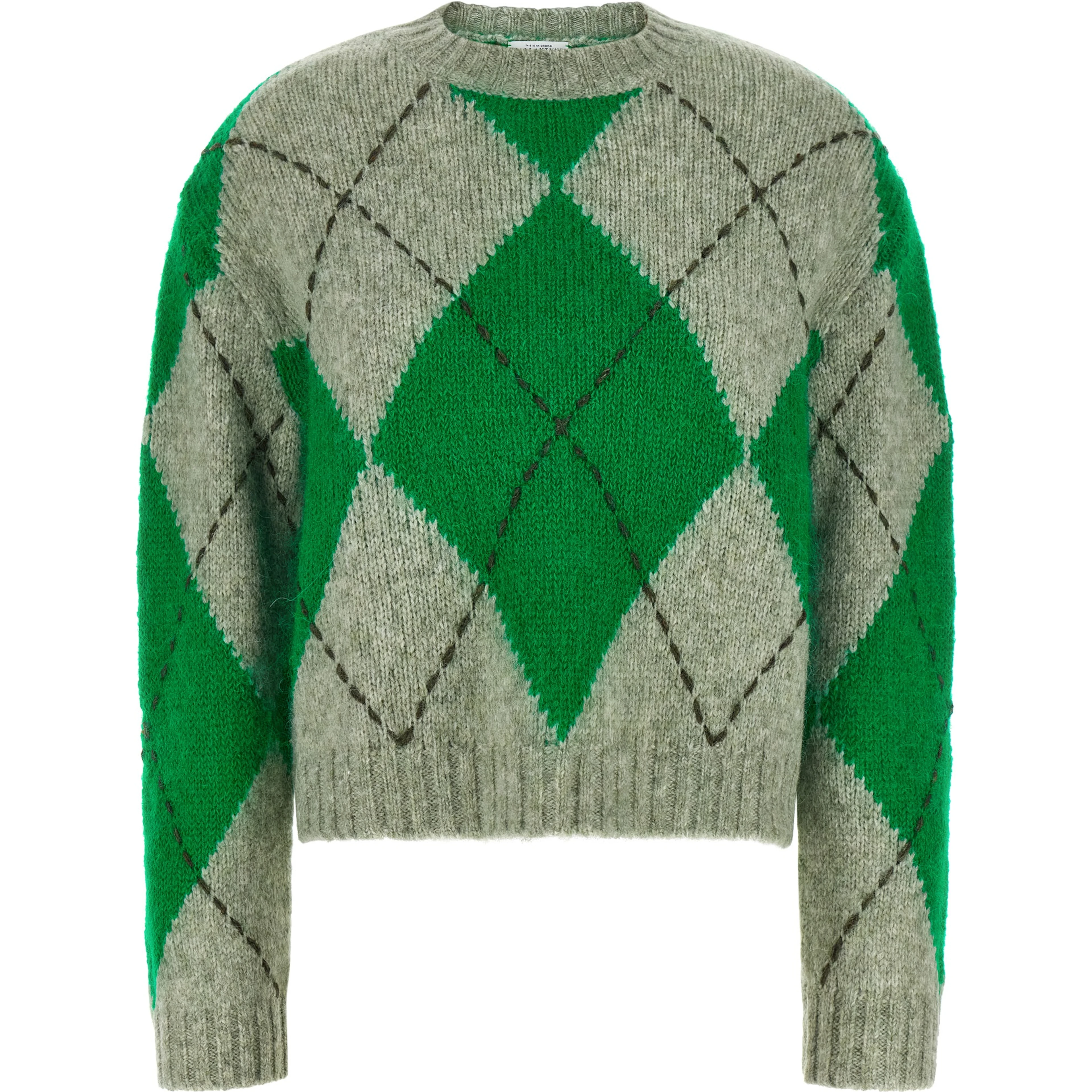 Bicolor Wool Cardigan