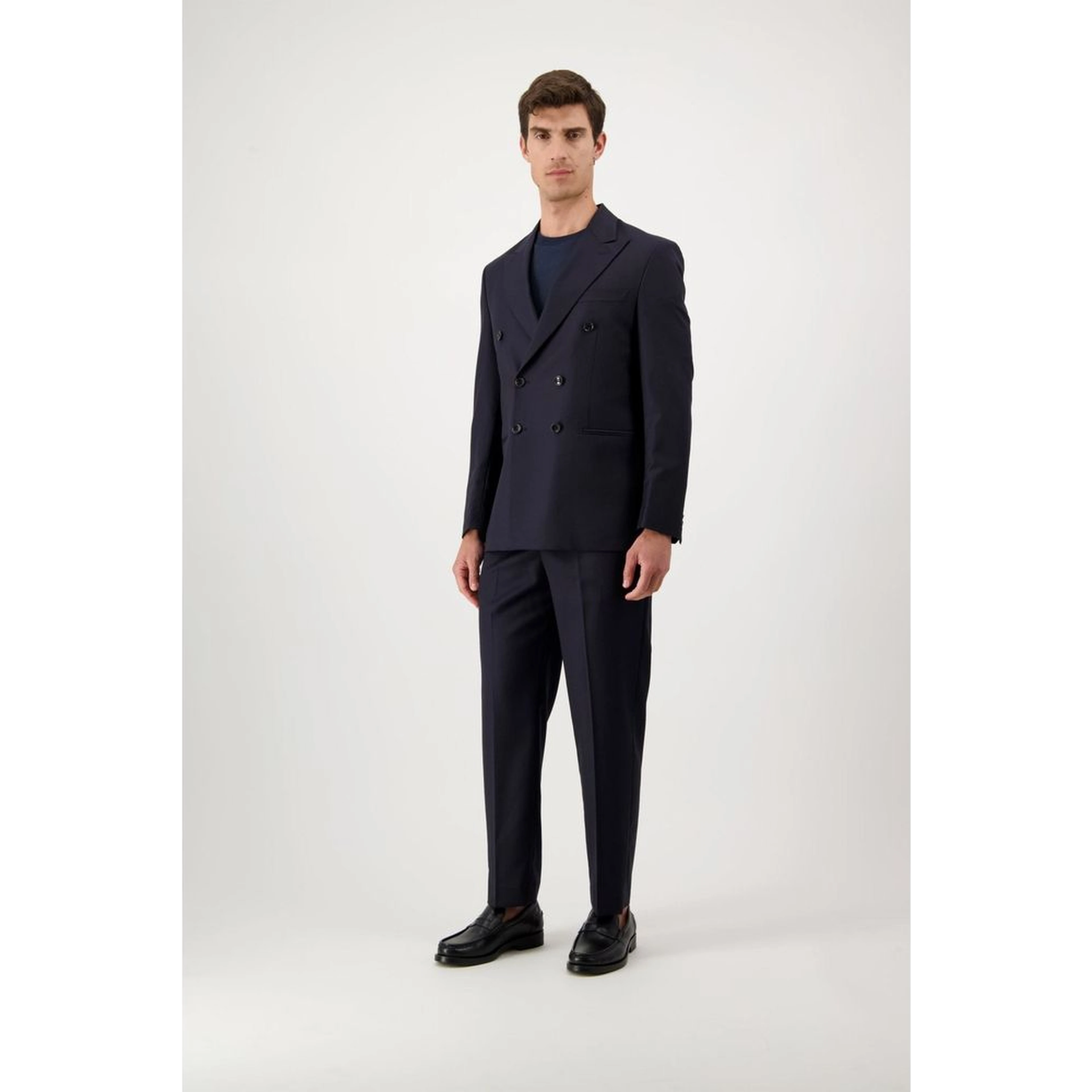 Blue Wool Two-Piece Suit
