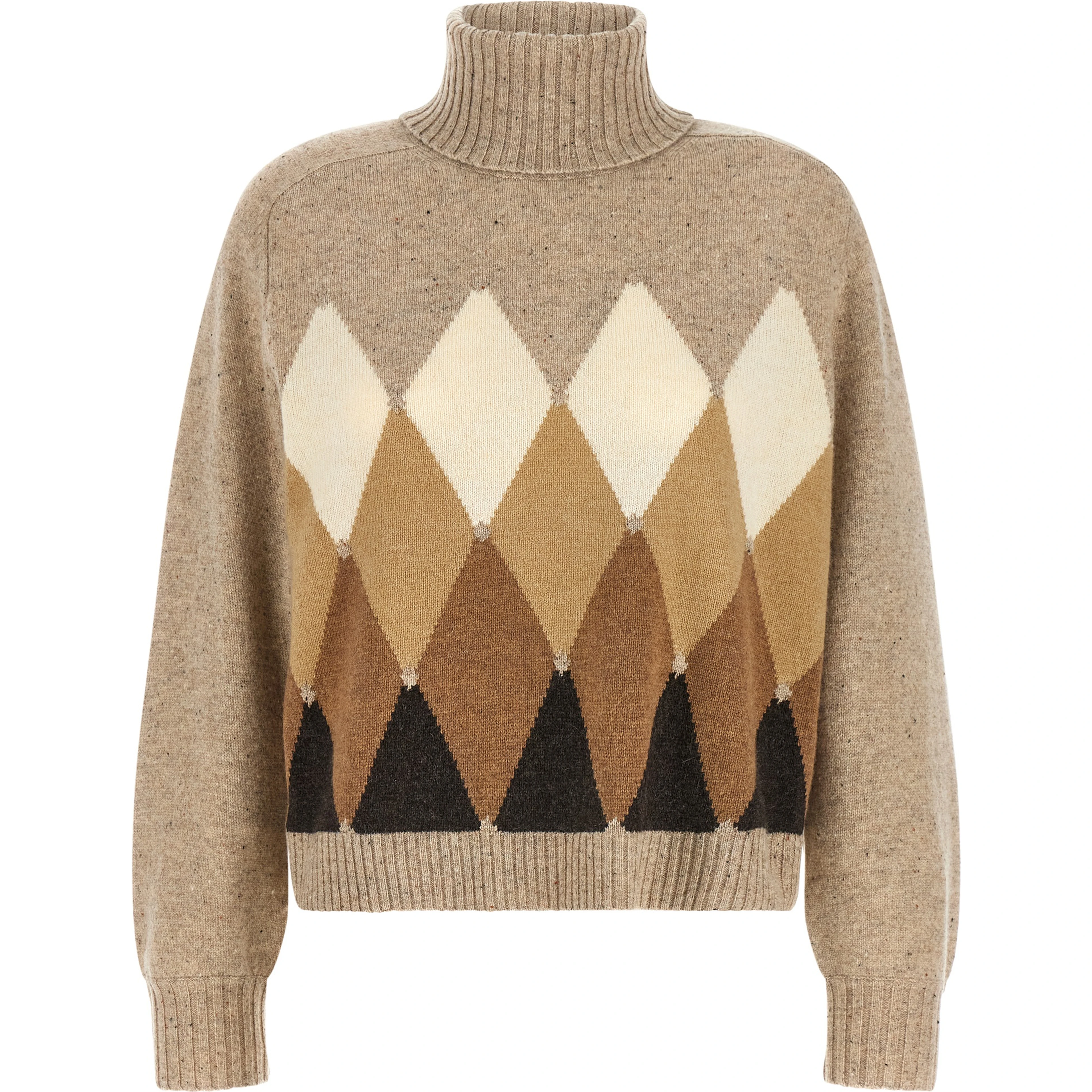 Beige Wool Cardigan