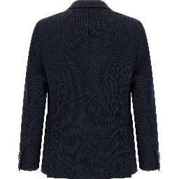 Blue Polyester Blazer