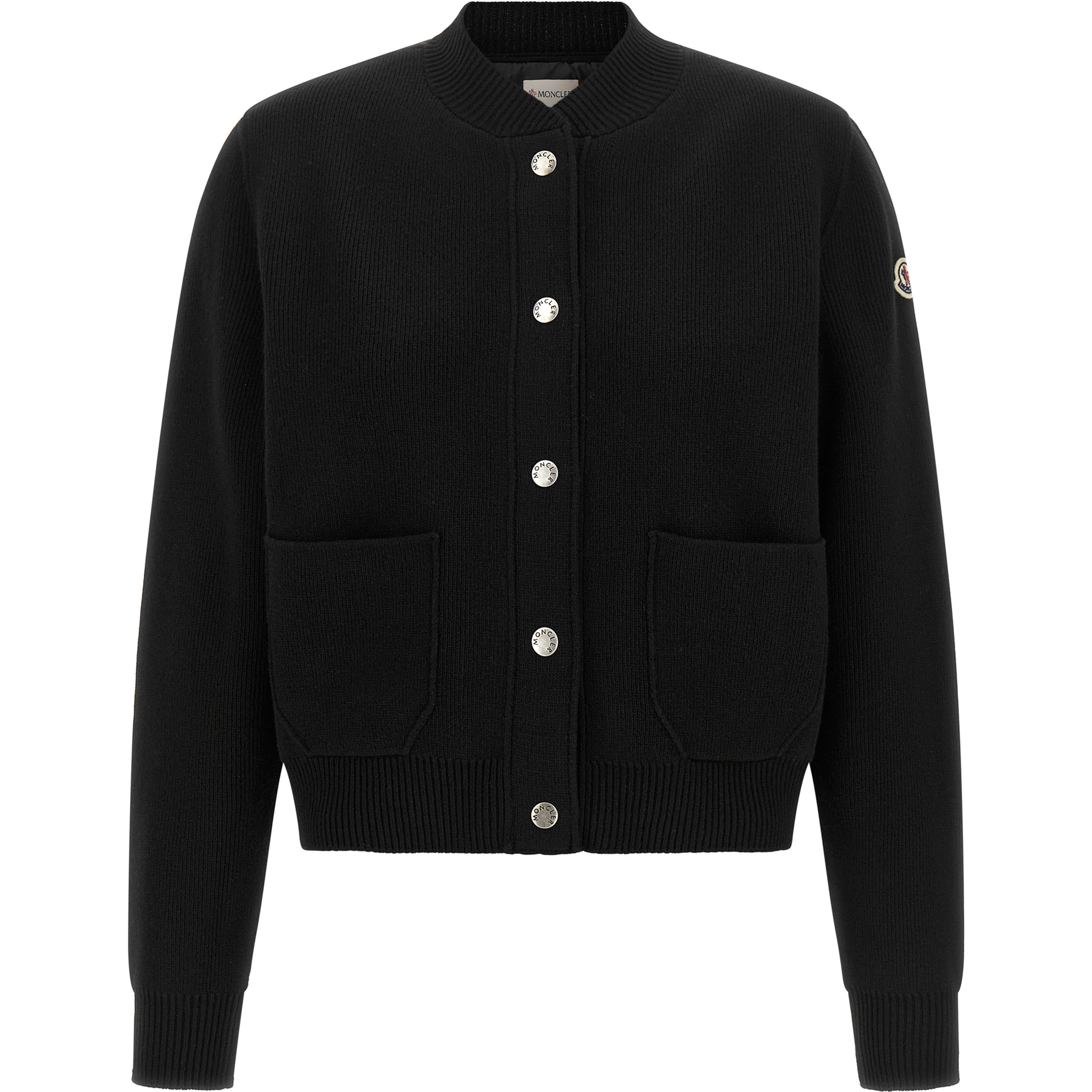 Black Polyamide Cardigan