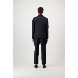 Blue Wool Two-Piece Suit