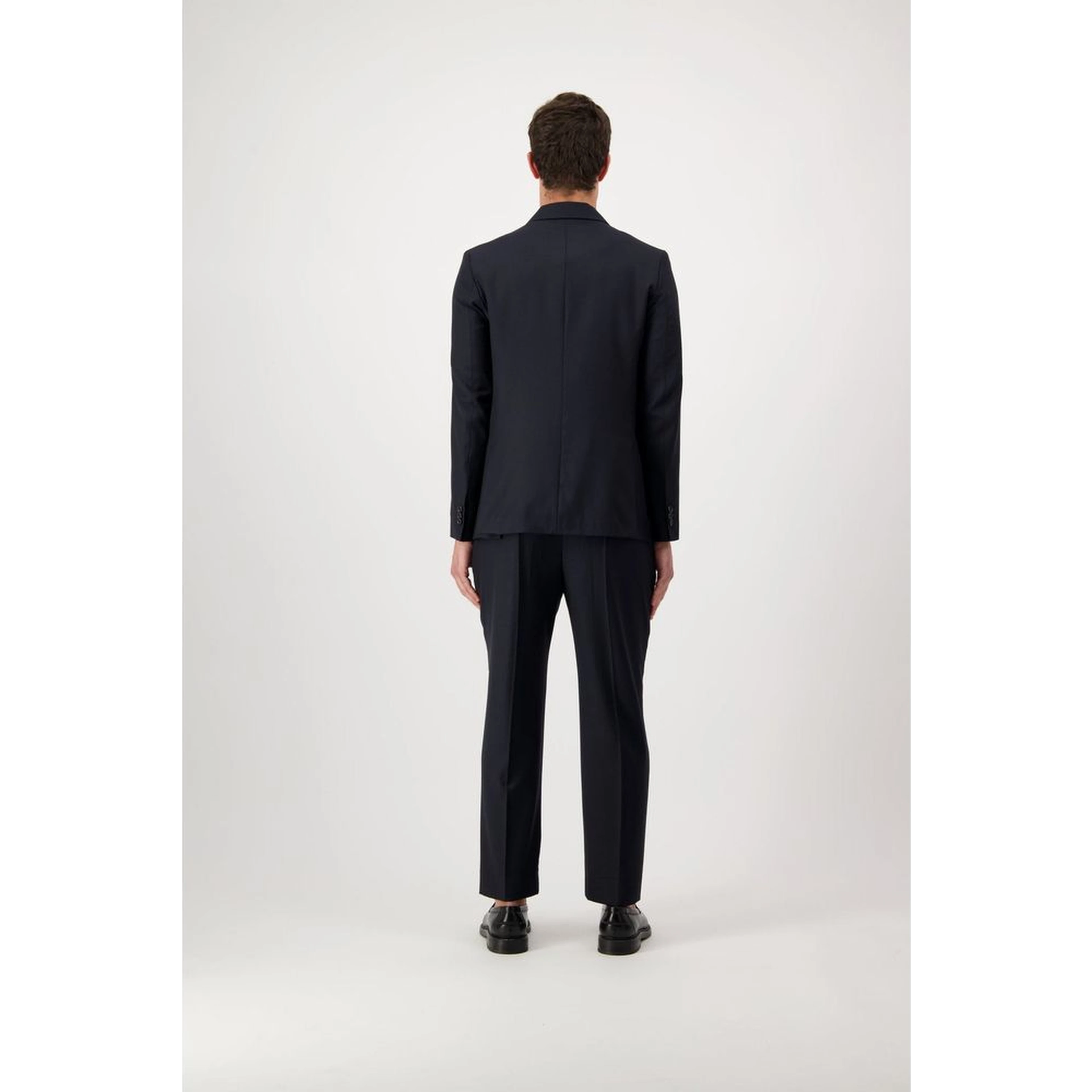 Blue Wool Two-Piece Suit
