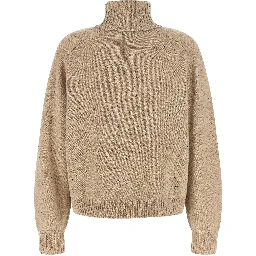 Beige Wool Cardigan