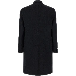 Blue Virgin Wool Coat