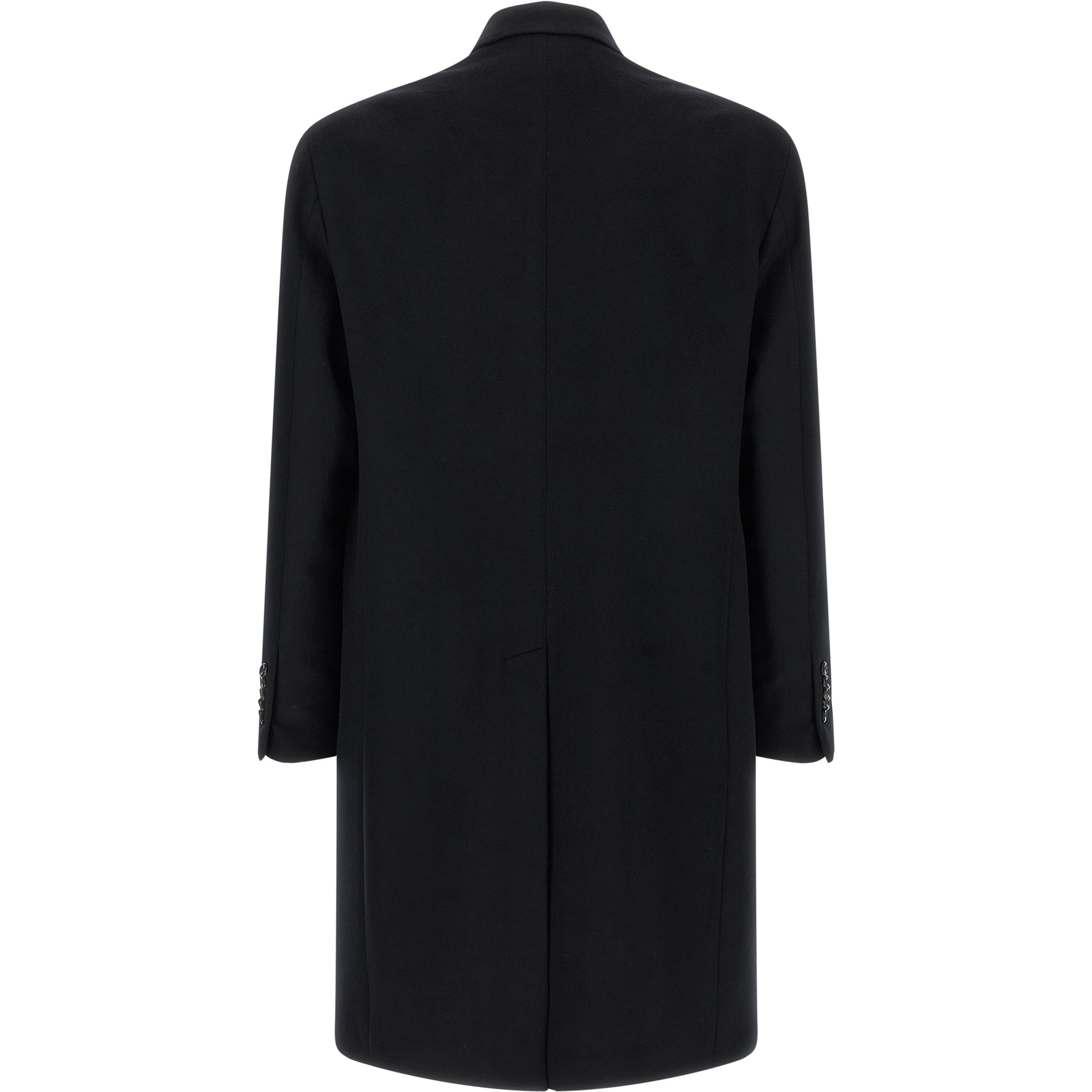 Blue Virgin Wool Coat