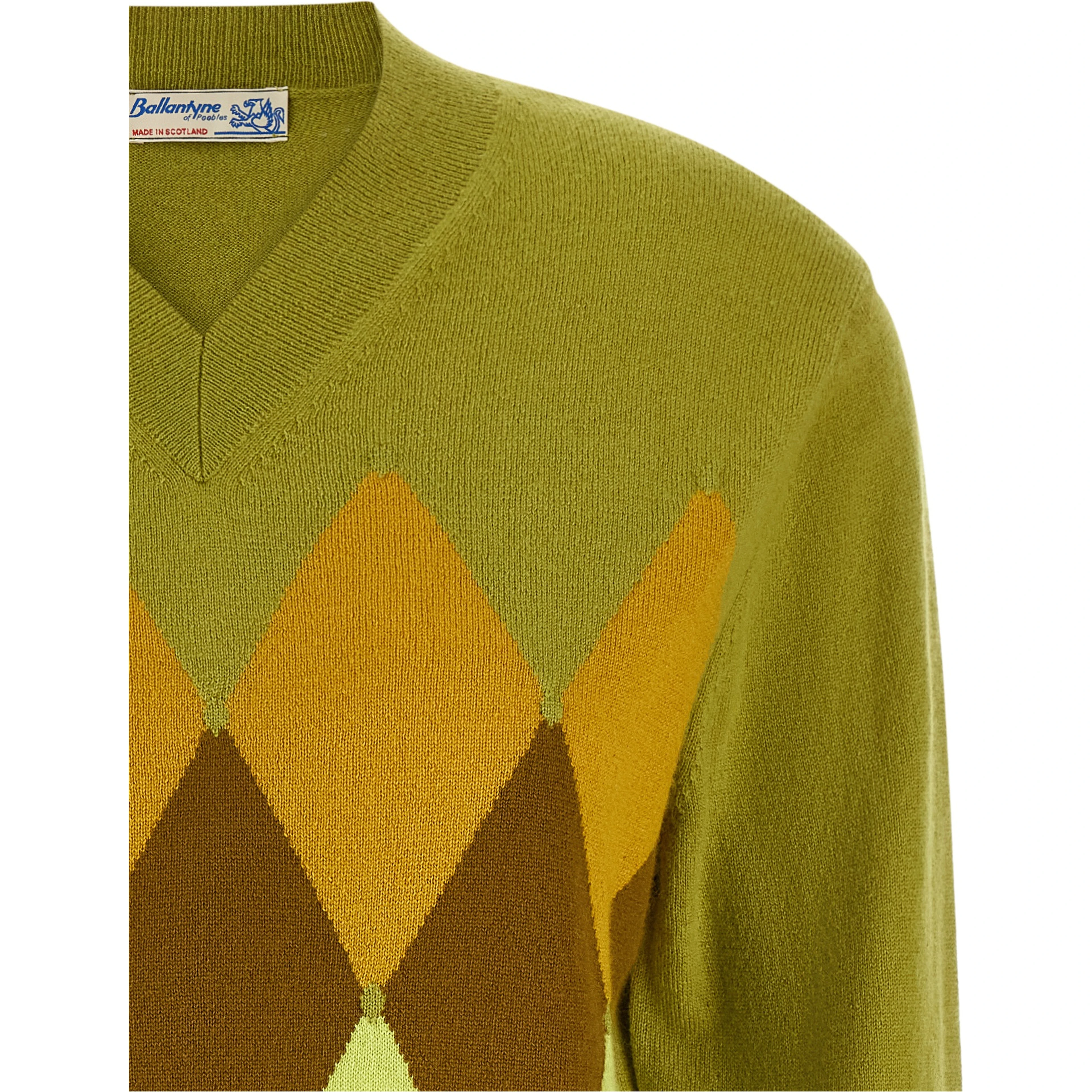 Bicolor Cashmere Cardigan