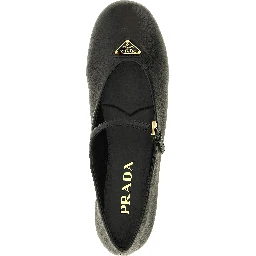 Black Lamb Leather Ballet Flats