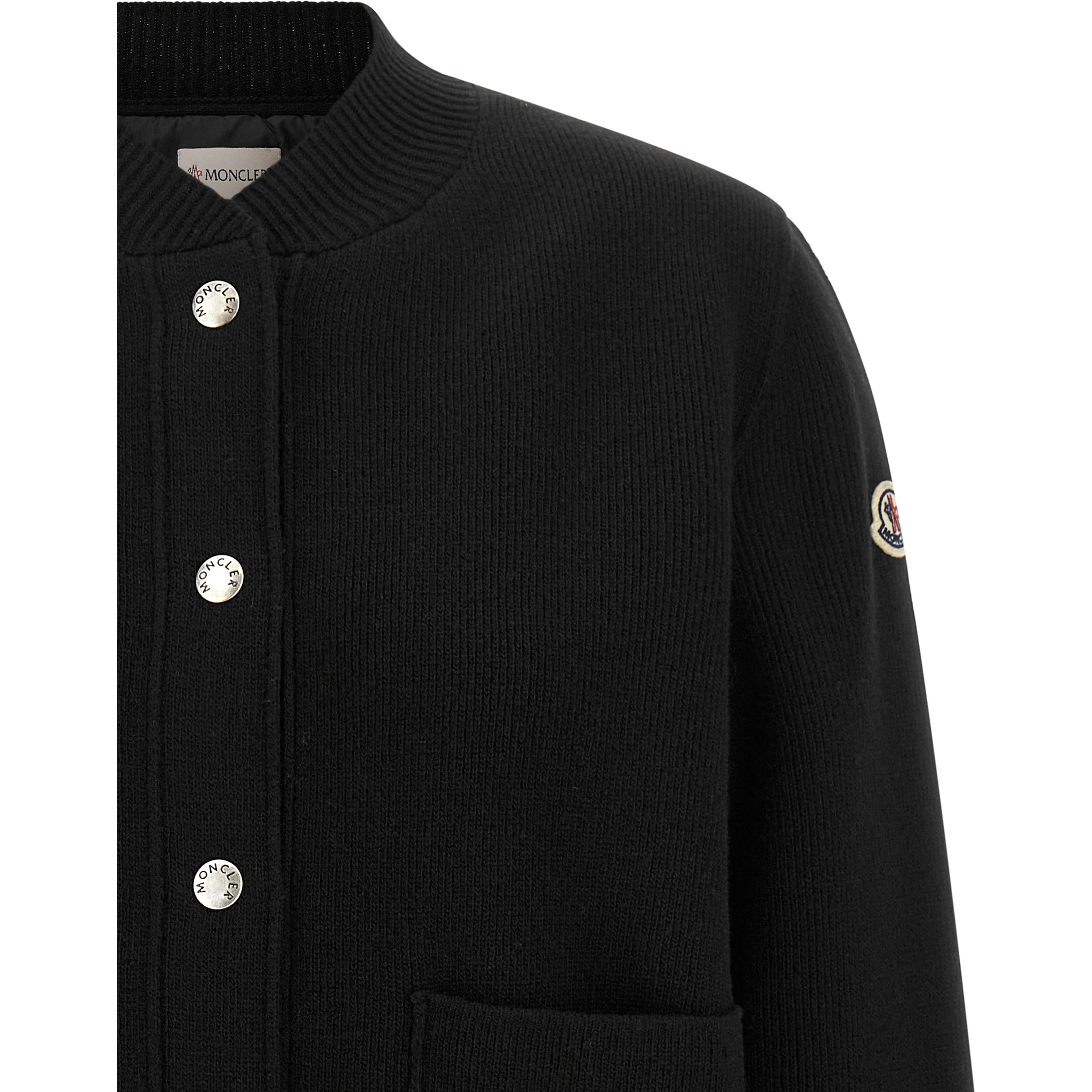 Black Polyamide Cardigan