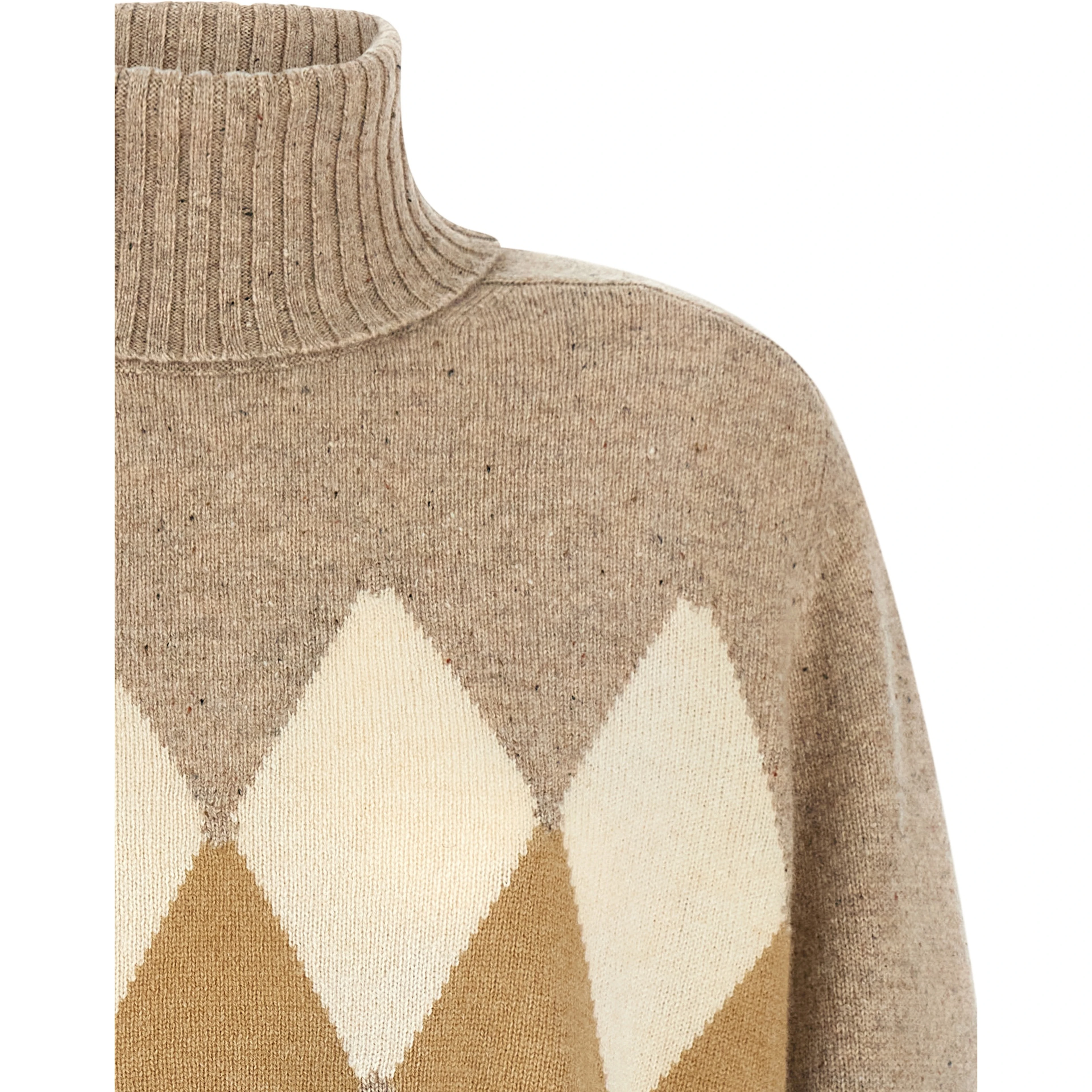Beige Wool Cardigan