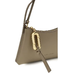 Beige Calf Leather Bos Taurus Shoulder Bag