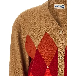 Beige Cashmere Cardigan