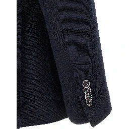 Blue Polyester Blazer