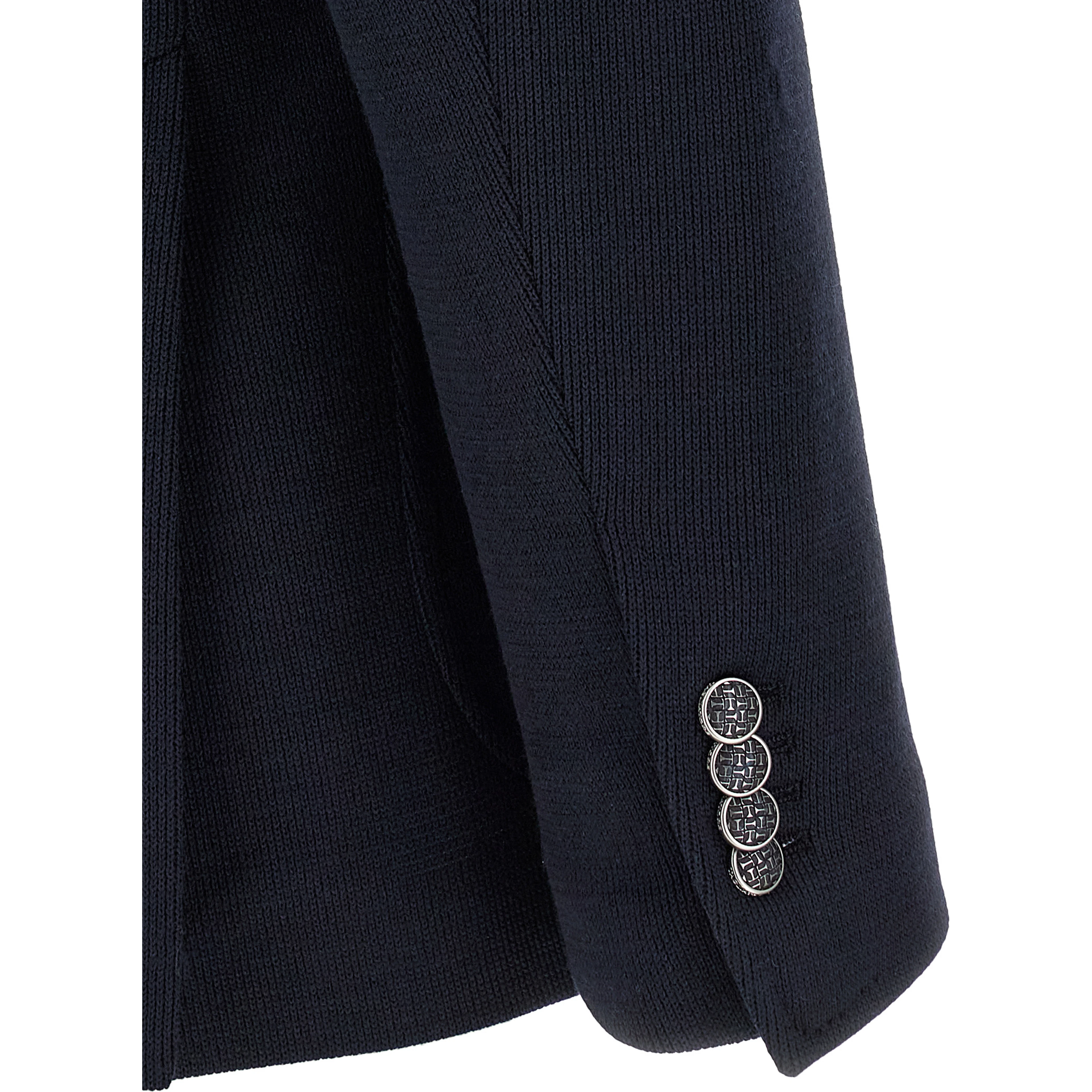 Blue Polyester Blazer