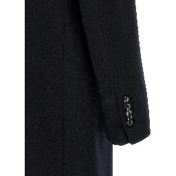 Blue Virgin Wool Coat