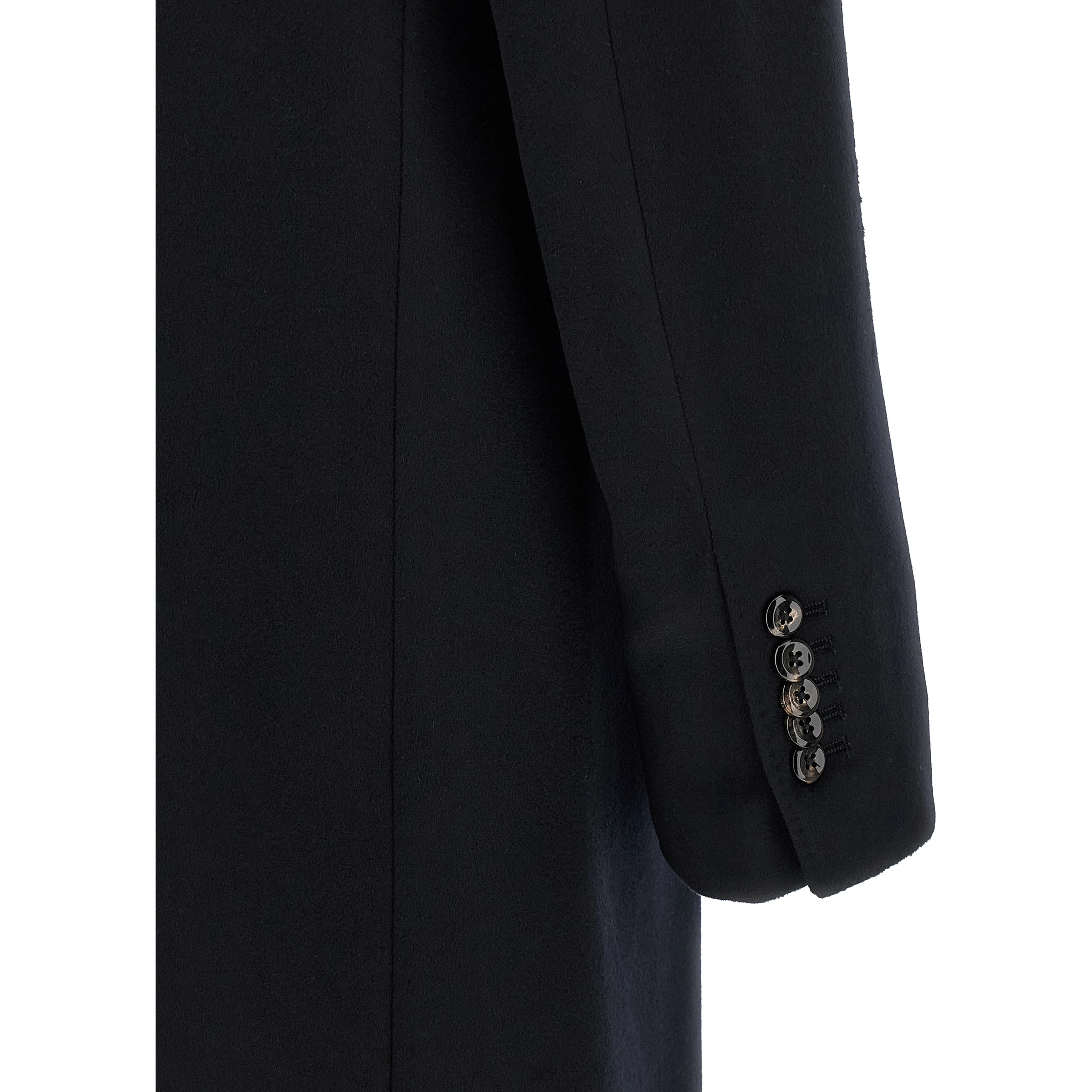 Blue Virgin Wool Coat