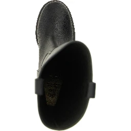 Black Calfskin Over The Knee