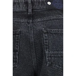Black Cotton Jeans Denim
