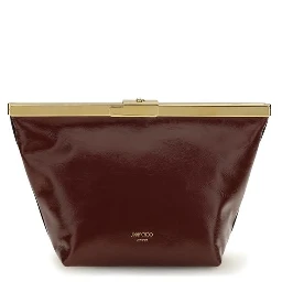 Bordeaux Calf Leather Bos Taurus Clutch Bag