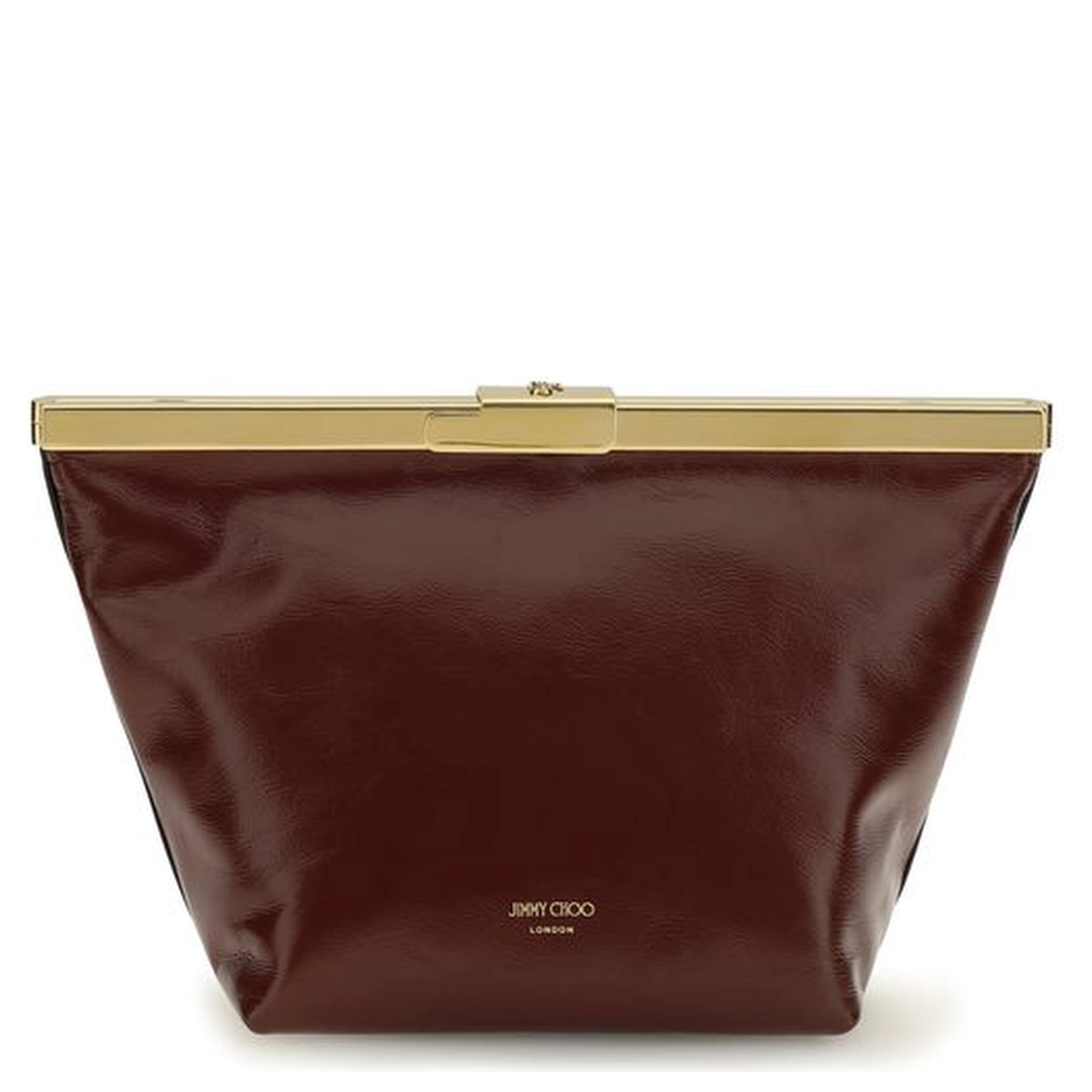 Bordeaux Calf Leather Bos Taurus Clutch Bag
