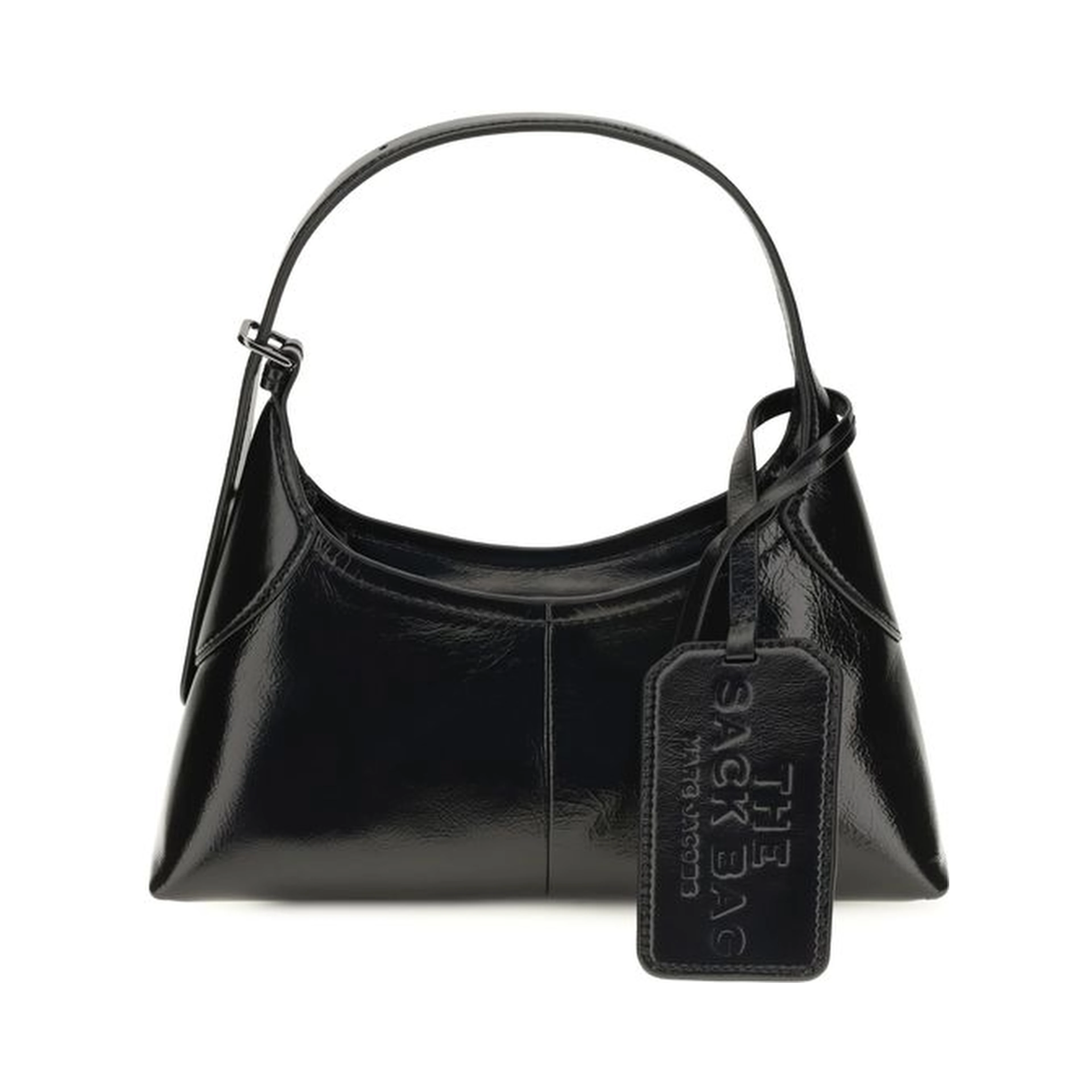 Black Calf Leather Bos Taurus Shoulder Bag
