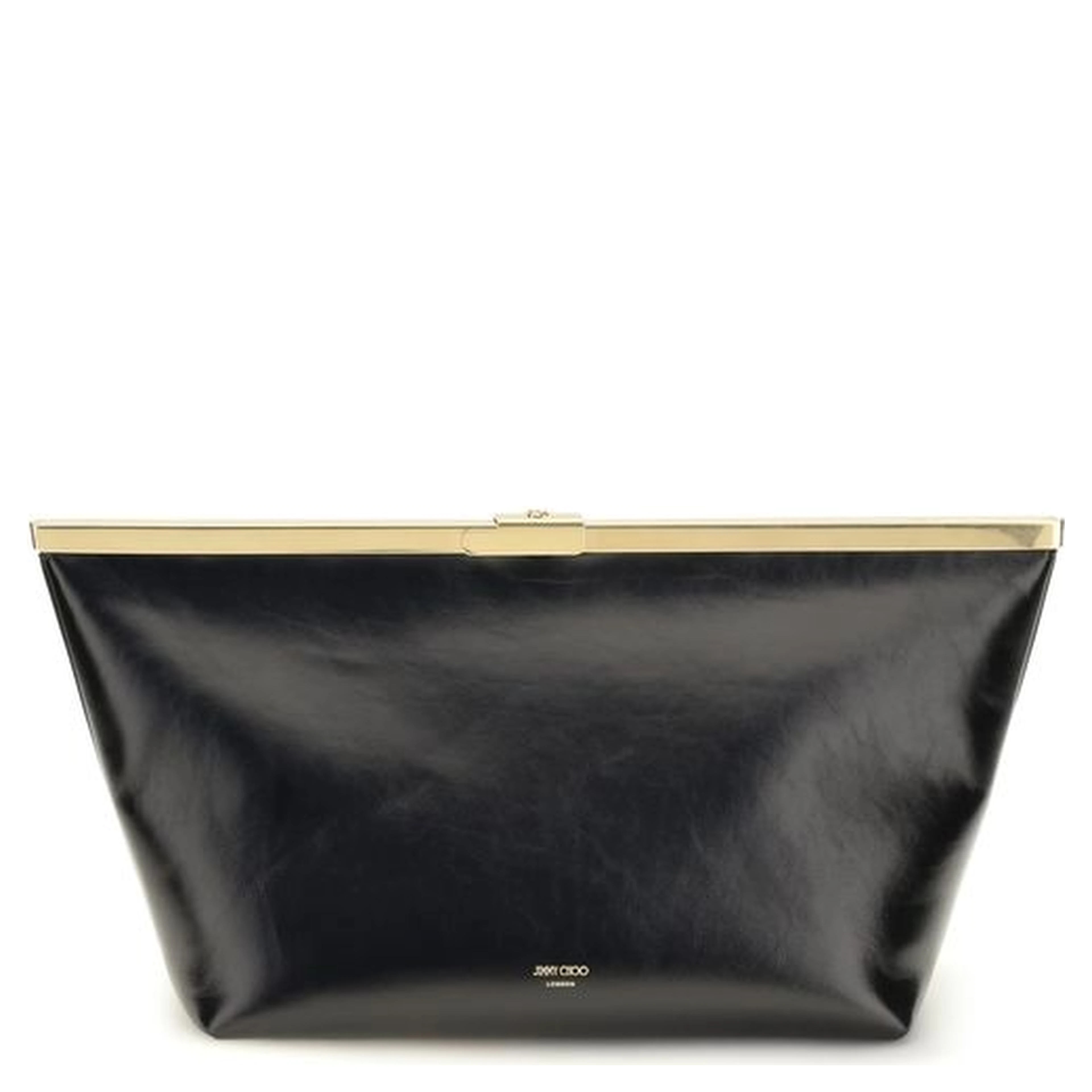Black Calf Leather Bos Taurus Clutch Bag