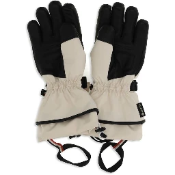 Beige Polyamide Gloves