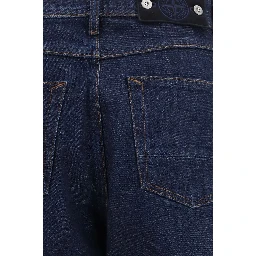Blue Cotton Jeans Denim