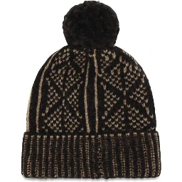 Brown Alpaca Vicugna Pacos Beanie