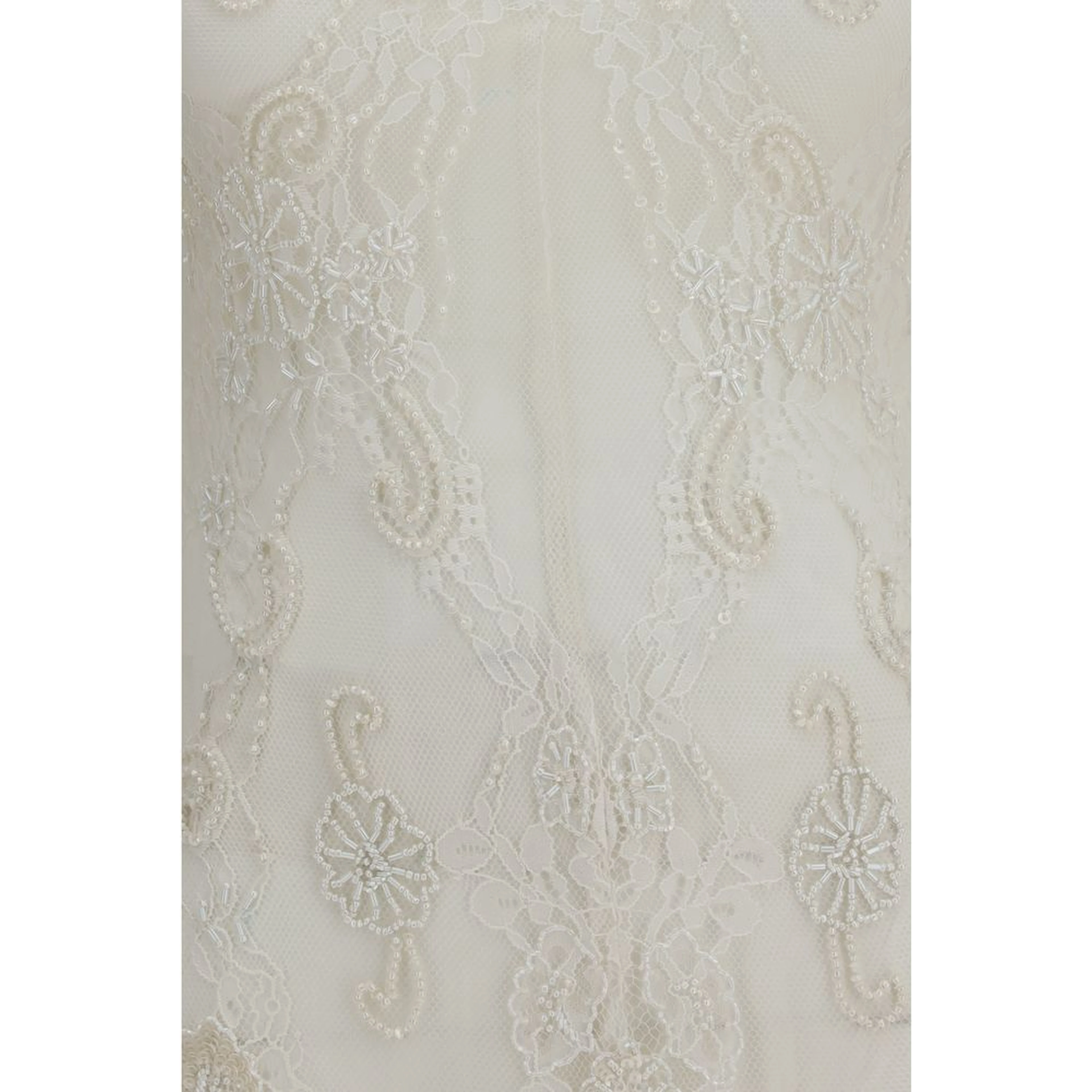 White Polyamide Casual Dress