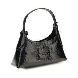 Black Calf Leather Bos Taurus Shoulder Bag