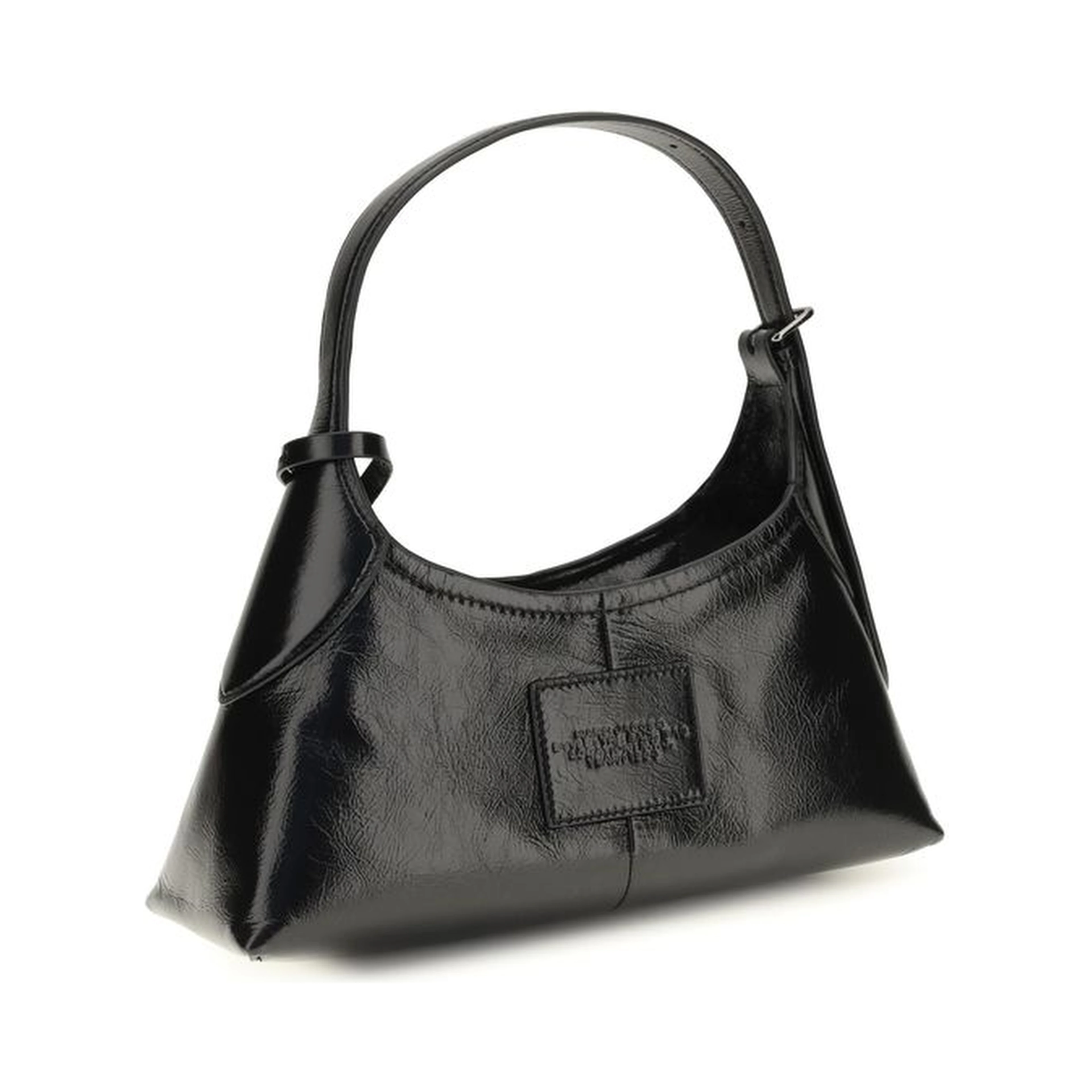 Black Calf Leather Bos Taurus Shoulder Bag