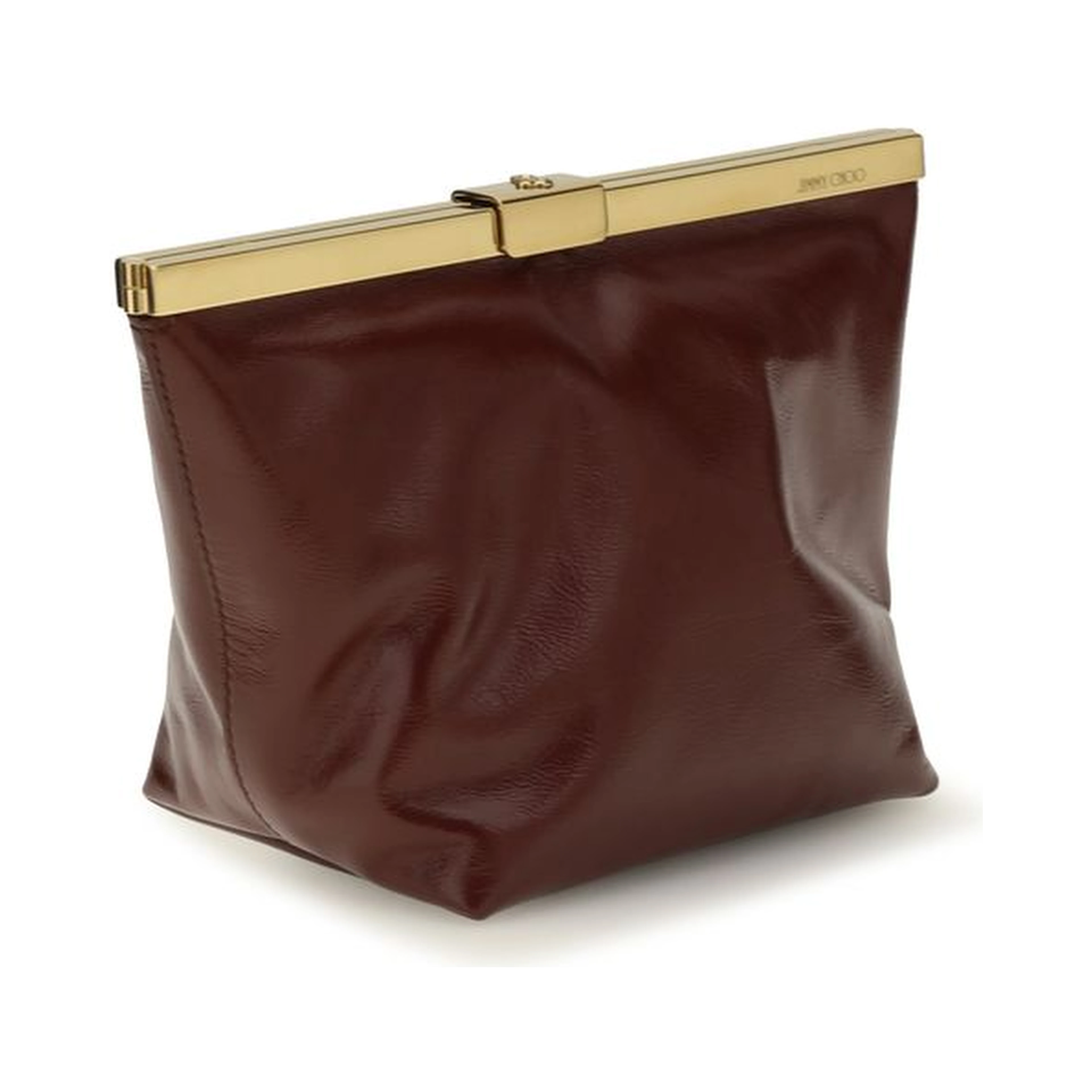 Bordeaux Calf Leather Bos Taurus Clutch Bag