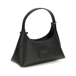 Black Calf Leather Bos Taurus Shoulder Bag