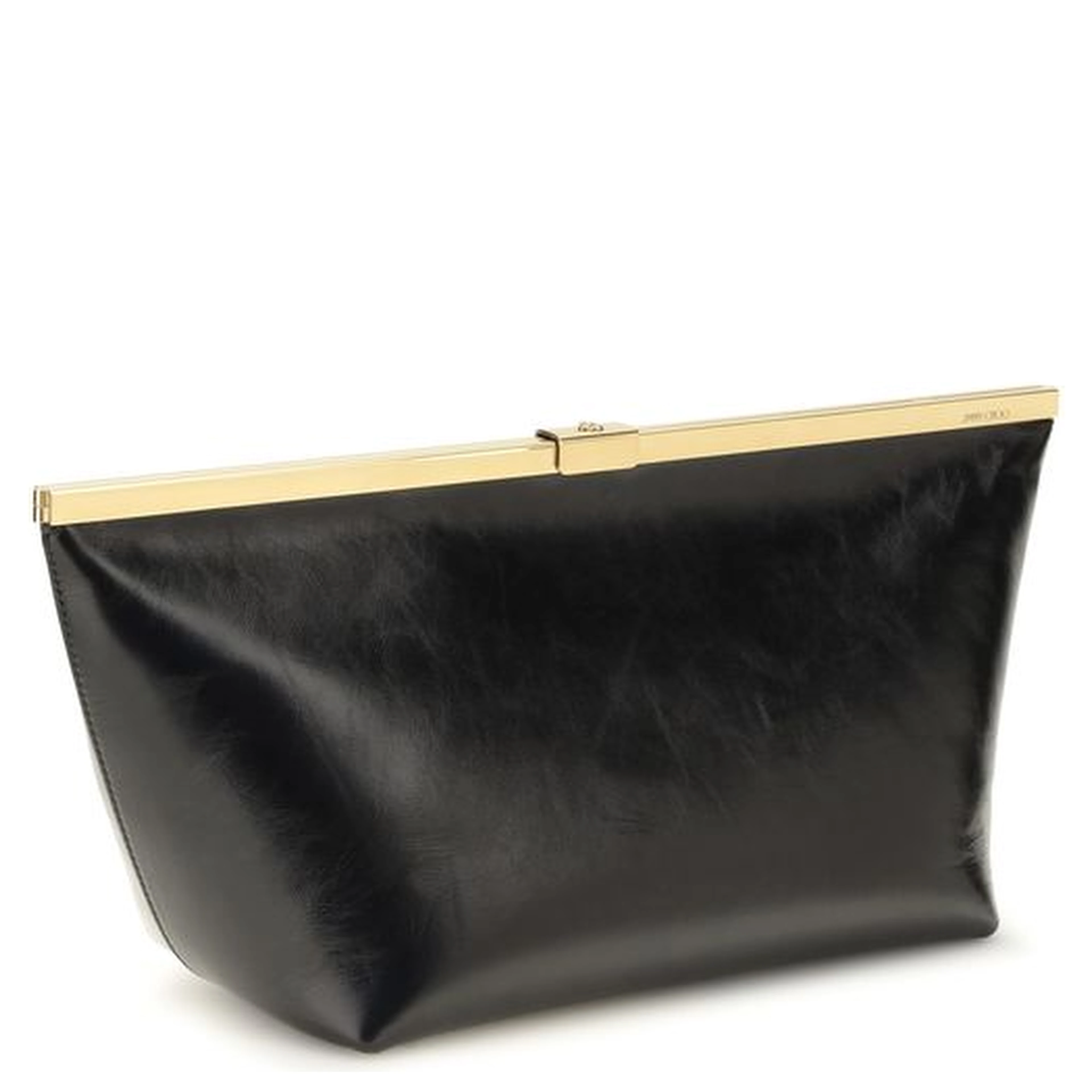 Black Calf Leather Bos Taurus Clutch Bag
