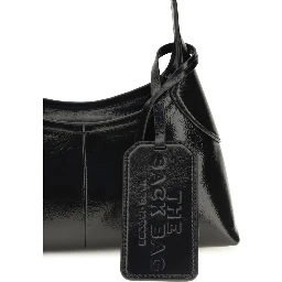 Black Calf Leather Bos Taurus Shoulder Bag