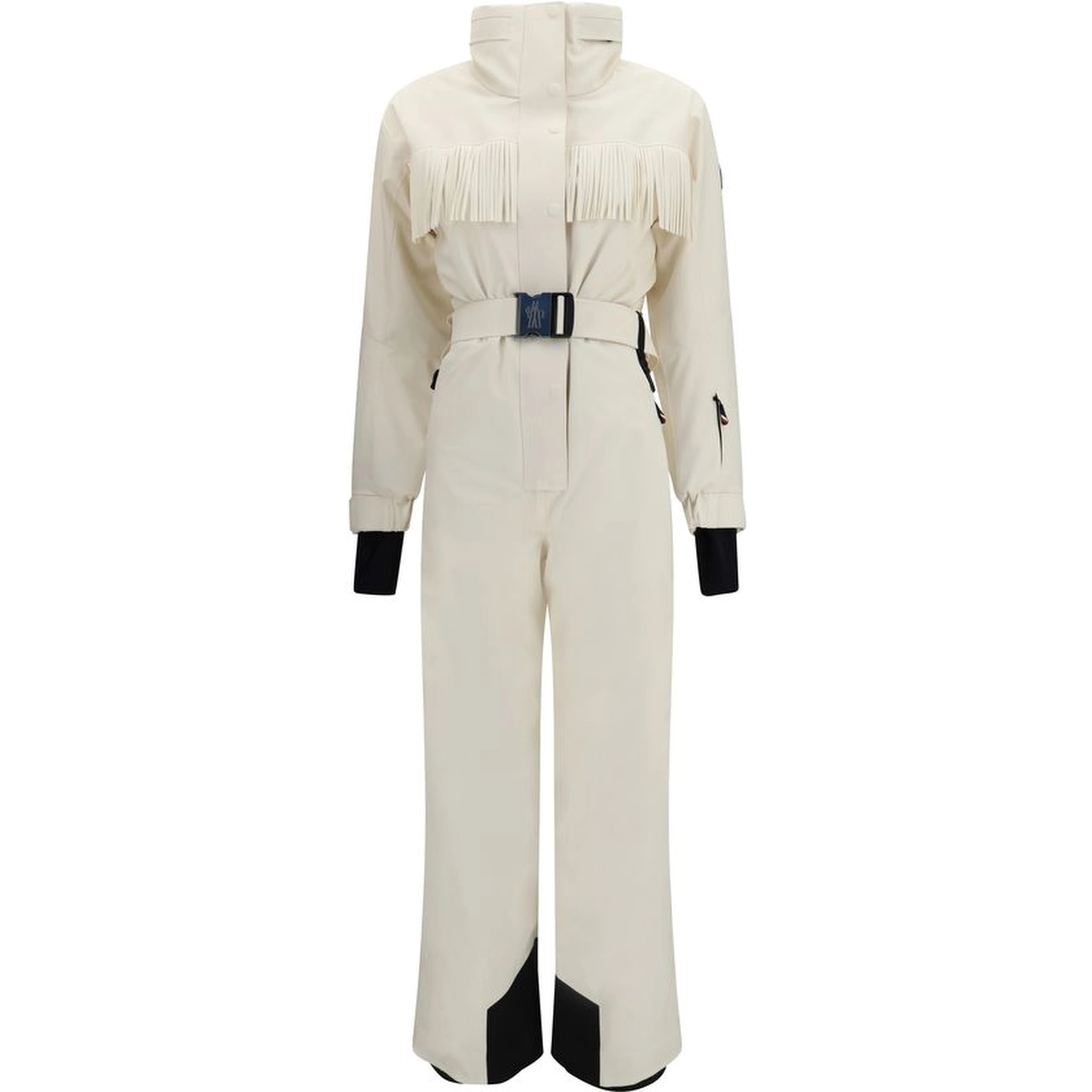White Polyester Jumpsuit