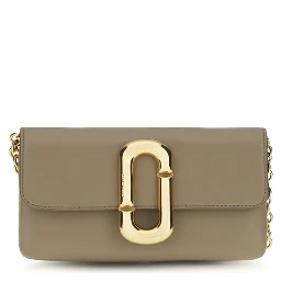 Beige Calf Leather Bos Taurus Wallet