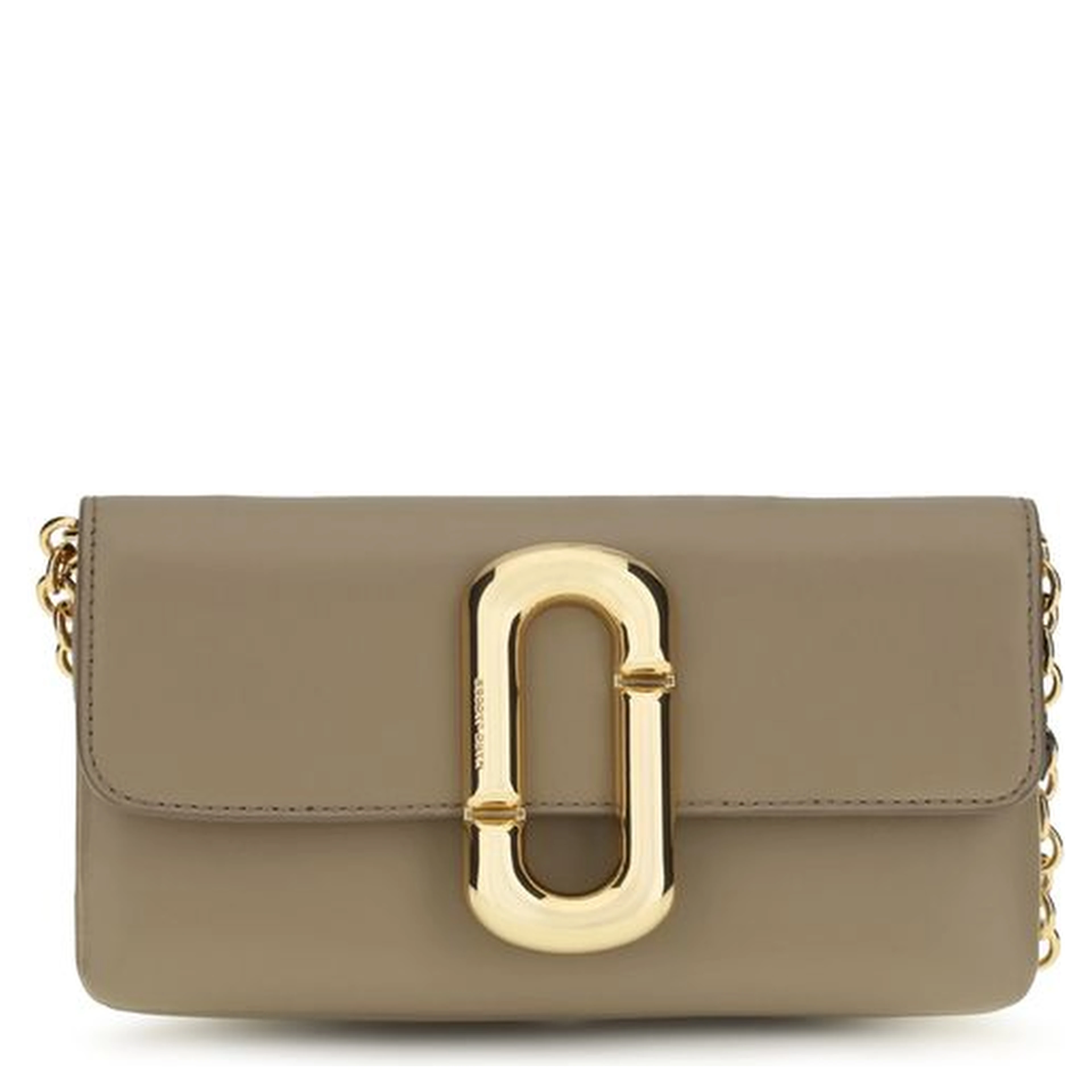 Beige Calf Leather Bos Taurus Wallet