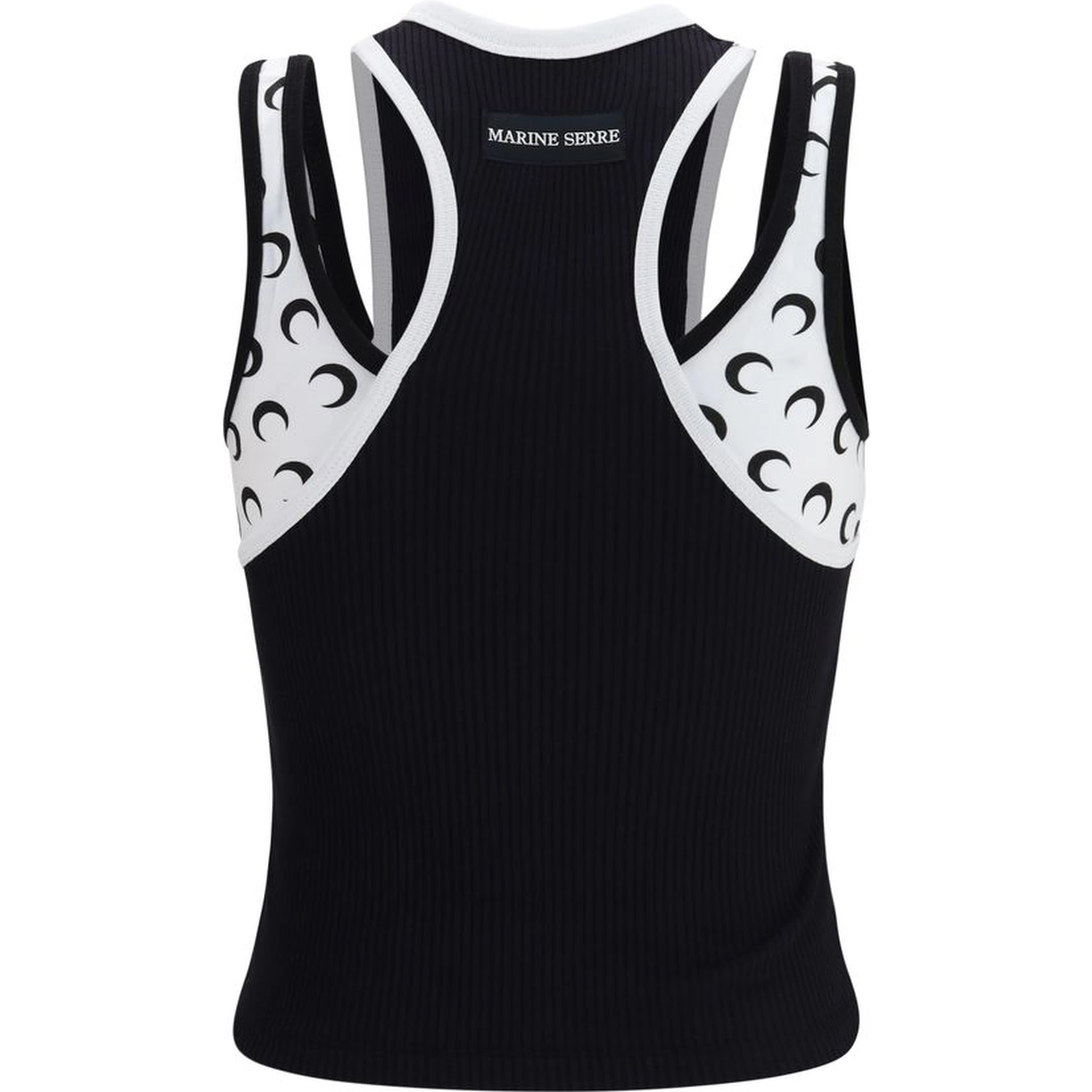 Black Organic Cotton Sleeveles T-Shirt