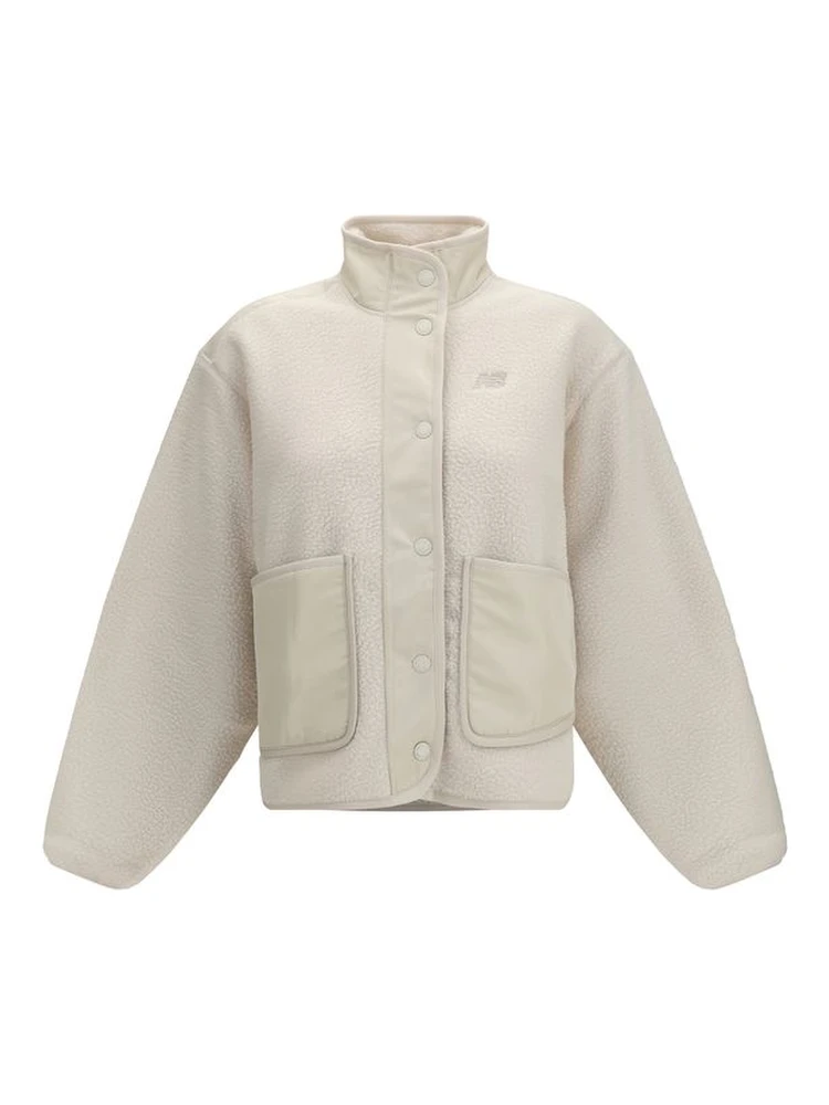 White Recycled Polyester Shell Jacket